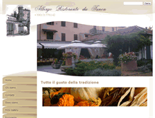 Tablet Screenshot of albergoristorantedatunon.com